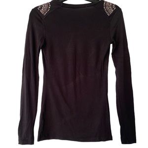 Marciano Black Embellished Top - Size XS